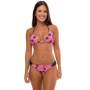 Mini American Flags Brazilian Classic Side Scrunch Bikini Bottom