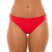 Red Watermelon Brazilian Classic Thong Bikini Bottom