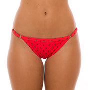 Red Watermelon Brazilian Thong Bikini Bottom