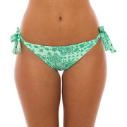 Mint Green Bali Brazilian Tie Side Scrunch Bikini Bottom