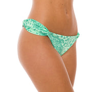 Mint Green Bali Brazilian Classic Side Scrunch Bikini Bottom