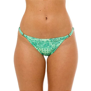 Mint Green Bali Brazilian Thong Bikini Bottom