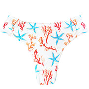 White Starfish Brazilian Wide Side Bikini Bottom