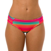 Colorful Rainbow Brazilian Wide Side Bikini Bottom