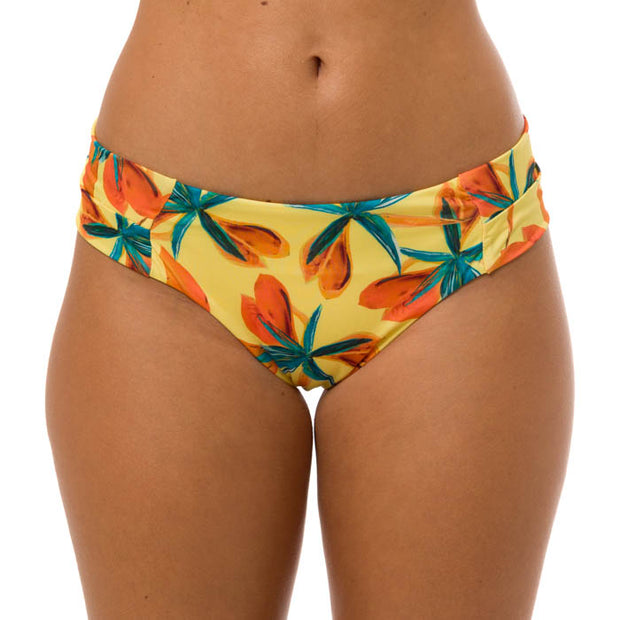 Yellow Spring Brazilian Wide Side Bikini Bottom