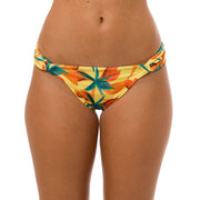 Yellow Spring Brazilian Classic Side Scrunch Bikini Bottom
