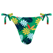 Colorful Leaves Brazilian Tie Bikini Bottom