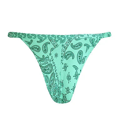 Mint Green Bali Brazilian Thong Bikini Bottom
