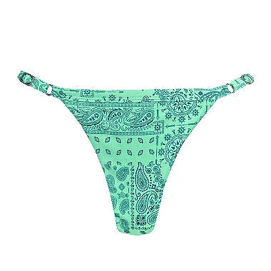 Mint Green Bali Brazilian Thong Bikini Bottom