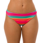 Colorful Rainbow Brazilian Classic Thong Bikini Bottom