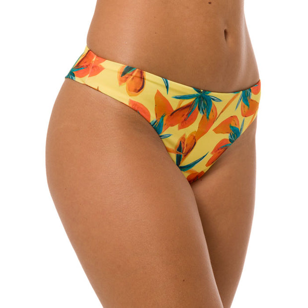 Yellow Spring Brazilian Classic Thong Bikini Bottom