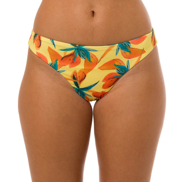 Yellow Spring Brazilian Classic Thong Bikini Bottom