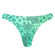Mint Green Bali Brazilian Classic Thong Bikini Bottom