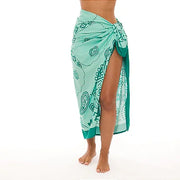 Mint Green Bali Swim Sarong Pareo Cover Up