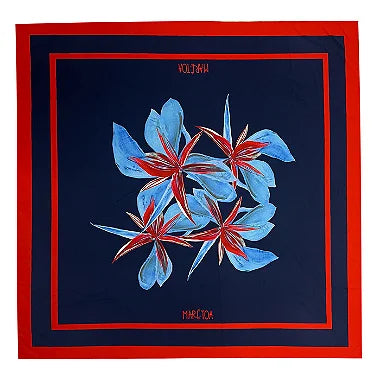 Blue Lily Swim Sarong Pareo Cover Up