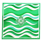 White Waves Swim Sarong Pareo Cover Up