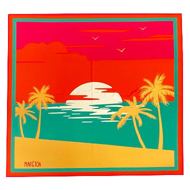 Colorful Rainbow Swim Sarong Pareo Cover Up