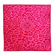 Pink Glow Jaguar Swim Sarong Pareo Cover Up