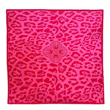Pink Glow Jaguar Swim Sarong Pareo Cover Up