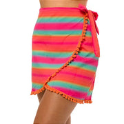 Colorful Rainbow Swim Cover Up Pareo Skirt
