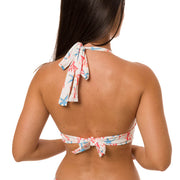 White Starfish Brazilian Halter Bikini Top