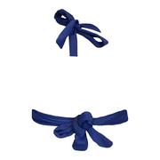 Solid Royal Blue Brazilian Halter Bikini Top