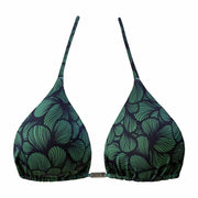 Green Waves Brazilian Triangle Bikini Top