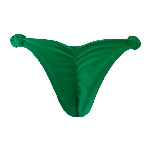 Solid Green Brazilian Bikini Bottom – MARETOA BIKINIS USA
