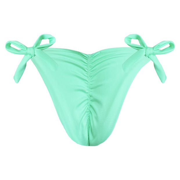 Solid Mint Green Brazilian Tie Bikini Bottom MARETOA BIKINIS USA
