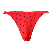 Red Watermelon Brazilian Thong Bikini Bottom
