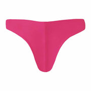 Solid New Pink Brazilian Classic Thong Bikini Bottom