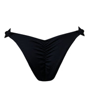 black-solid-classic-side-scrunch-bikini-bottom-maretoa-model-cheeky-coverage